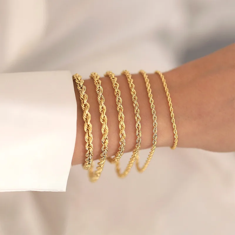 Golden Twist Bracelet